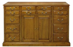 4251549346876 - Luxus Wohnzimmerschrank mit 2 TÃ¼ren und 14 Schubladen Braun 120 x 39 x H 80 cm - Luxus QualitÃ¤t