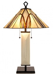 4251549346883 - Luxus Tiffany Tischleuchte Mehrfarbig Ã 50 x H 80 cm - Hotel & Restaurant Lampe
