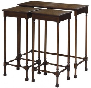 4251549346920 - Luxus Beistelltisch Set Braun   Dunkelbraun 67 x 28 x H 70 cm - Luxus WohnzimmermÃ¶bel