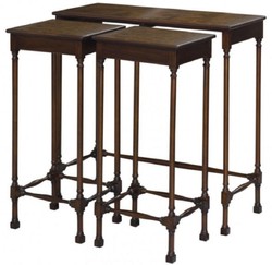 4251549346920 - Luxus Beistelltisch Set Braun   Dunkelbraun 67 x 28 x H 70 cm - Luxus WohnzimmermÃ¶bel