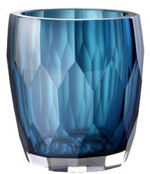 4251549348283 - Luxus Deko Glas Vase Blau Ã 12 x H 14 cm - Luxus QualitÃ¤t