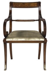 4251549348399 - Luxus Barock Esszimmerstuhl mit Armlehnen Braun   Gold 59 x 57 x H 88 cm - Luxus QualitÃ¤t