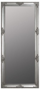 4251549348665 - Barock Wandspiegel Silber 72 x H 162 cm - Handgefertigter Barock Spiegel mit Holzrahmen und wunderschÃ¶nen Verzierungen