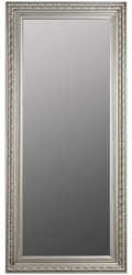 4251549348900 - Barock Wandspiegel Silber 72 x H 162 cm - Handgefertigter Spiegel im Barockstil