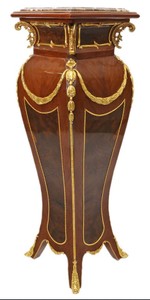 4251549349136 - Barock SÃ¤ule Mahagoni   Gold - Beistelltisch - SÃ¤ule 126 x 40  cm