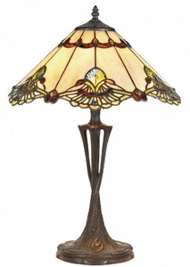 4251549349181 - Luxus Tiffany Tischleuchte Mehrfarbig Ã 40 x H 60 cm - Luxus QualitÃ¤t