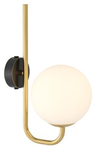 4251549349686 - Luxus Wandleuchte Gold   Schwarz   WeiÃ 15 x 22 x H 36 cm - Hotel & Restaurant Lampe
