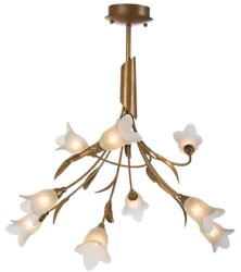 4251549349723 - Luxus HÃ¤ngeleuchte Messingfarben   WeiÃ Ã 60 x H 65 cm - Wohnzimmer HÃ¤ngelampe
