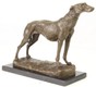 Casa Padrino lujosa figura de bronce en galgo con base de m&aacute;rmol bronce / oro / negro H. 24,5 cm - Figura de Decoraci&oacute;n de Lujo – Bild 2