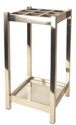 4251549350835 - Luxus Edelstahl SchirmstÃ¤nder Silber 30 x 30 x H 70 cm - Luxus Accessoires