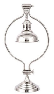 4251549351450 - Luxus Tischleuchte   Schreibtischleuchte Silber 33 x 19 x H 63 cm - Deko Accessoires