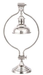 4251549351450 - Luxus Tischleuchte   Schreibtischleuchte Silber 33 x 19 x H 63 cm - Deko Accessoires