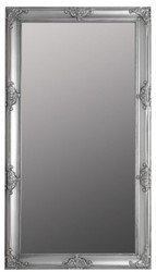 4251549351887 - Barock Wandspiegel Silber 72 x H 132 cm - Handgefertigter Barock Spiegel mit Holzrahmen und wunderschönen Verzierungen 4251549351887 - Barock Wandspiegel Silber 72 x H 132 cm - Handgefertigter Barock Spiegel mit Holzrahmen und wunderschönen Verzierungen