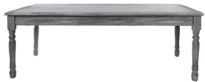 4251549351979 - Landhausstil Shabby Chic Esstisch Antik Grau   Antik WeiÃ 210 x 110 x H 80 cm - Handgefertigter Landhausstil KÃ¼chentisch