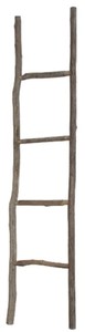 4251549351986 - Landhausstil Deko Holzleiter Naturfarben 37 x 4 x H 160 cm - Handgefertigte Leiter mit 4 Sprossen 4251549351986 - Landhausstil Deko Holzleiter Naturfarben 37 x 4 x H 160 cm - Handgefertigte Leiter mit 4 Sprossen