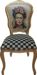 4251549352440 - Barock Luxus Esszimmer Stuhl Madmoisell Gold - Designer Stuhl - Limited Edition 4251549352440 - Barock Luxus Esszimmer Stuhl Madmoisell Gold - Designer Stuhl - Limited Edition