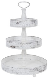 4251549352914 - Landhausstil Shabby Chic Etagere 3-Stufig Antik Weià à 40 x H 66 cm - Gastronomie Accessoires 4251549352914 - Landhausstil Shabby Chic Etagere 3-Stufig Antik Weià à 40 x H 66 cm - Gastronomie Accessoires