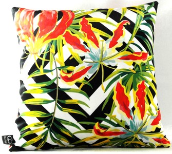 4251549353263 - Luxus Deko Kissen Detroit Plants Mehrfarbig 45 x 45 cm - Feinster Samtstoff - Wohnzimmer Kissen 4251549353263 - Luxus Deko Kissen Detroit Plants Mehrfarbig 45 x 45 cm - Feinster Samtstoff - Wohnzimmer Kissen