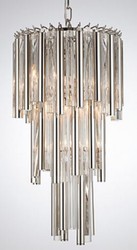 4251549353515 - Luxus Kronleuchter Silber Ã 35 x H 68 cm - Hotel & Restaurant Kronleuchter