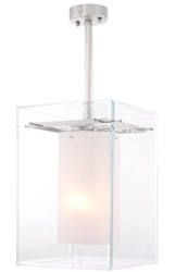 4251549354109 - Luxus Wohnzimmer HÃ¤ngeleuchte Silber   WeiÃ 36 x 36 x H 50 cm - Luxus MÃ¶bel