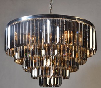 4251549354277 - Luxus Kronleuchter Silber   Schwarz Ã 80 x H 51 cm - Luxus Kollektion