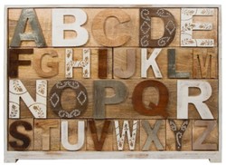 4251549354352 - Landhausstil Shabby Chic Kommode mit 12 Schubladen Antik WeiÃ   Mehrfarbig 115 x 40 x H 90 cm - Landhausstil MÃ¶bel