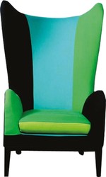 4251549354628 - Luxus Ohrensessel Schwarz Türkis Grün 80 x 79 x H 131 cm - Designer Wohnzimmermöbel 4251549354628 - Luxus Ohrensessel Schwarz Türkis Grün 80 x 79 x H 131 cm - Designer Wohnzimmermöbel