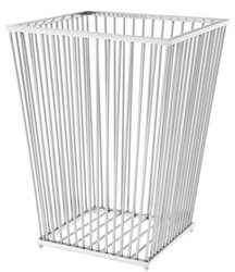 4251549355113 - Luxus Edelstahl WÃ¤schekorb Silber 30 x 30 x H 405 cm - Luxus Kollektion