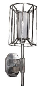 4251549355380 - Luxus Wandleuchte Silber   WeiÃ 24 x 24 x H 52 cm - Hotel & Restaurant Wandlampe
