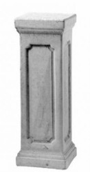 4251549355878 - Barock Deko SÃ¤ule Grau 27 x 27 x H 76 cm - Prunkvolle Beton SÃ¤ule im Barockstil