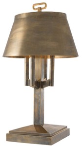 4251549355991 - Luxus Tischleuchte Vintage Messingfarben Ã 52 x H 85 cm - Hotel & Restaurant Tischlampe