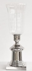 4251549356547 - Luxus Kerzenleuchter Silber Ã 17 x H 55 cm - Hotel & Restaurant Accessoires