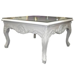 4251549356998 - Barock Couchtisch Weià 80 x 80 cm - Beistelltisch - Wohnzimmer Salon Tisch 4251549356998 - Barock Couchtisch Weià 80 x 80 cm - Beistelltisch - Wohnzimmer Salon Tisch