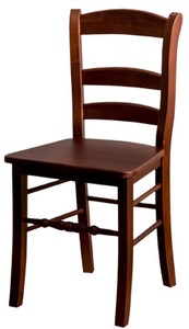 4251549357063 - Landhausstil Esszimmerstuhl Braun 46 x 41 x H 91 cm - Massivholz KÃ¼chenstuhl im Landhausstil