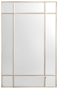 4251549357797 - Luxus Spiegel   Wandspiegel Vintage Messingfarben 90 x 3 x H 140 cm - Luxus MÃ¶bel