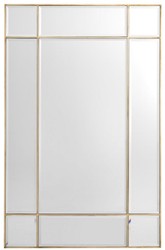 4251549357797 - Luxus Spiegel   Wandspiegel Vintage Messingfarben 90 x 3 x H 140 cm - Luxus MÃ¶bel