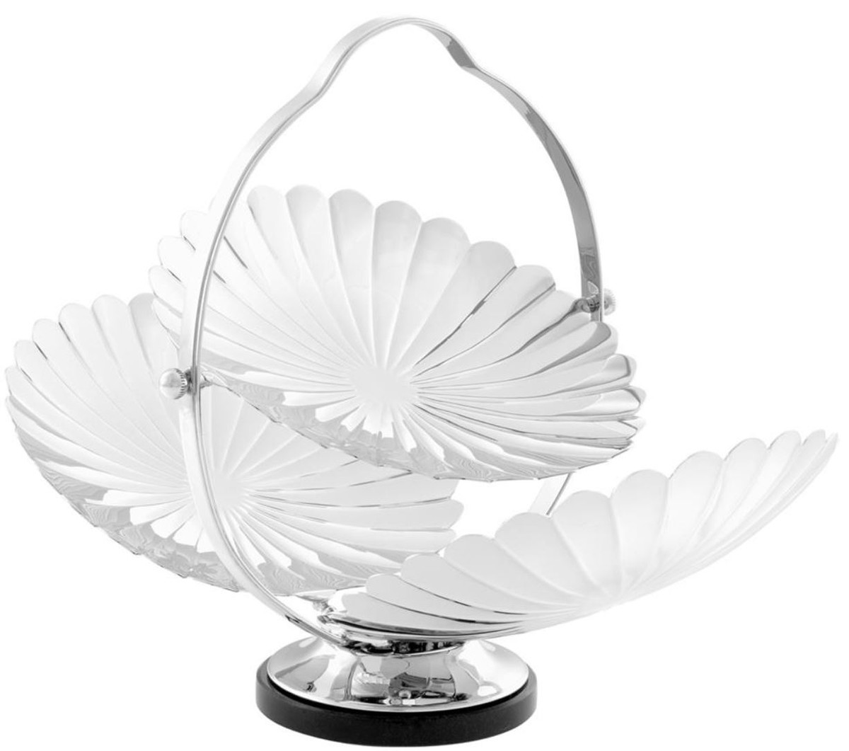 casa padrino luxus designer messing etagere servierschale tablett serviertablett mit griff und granitsockel wohnzimmer hotel restaurant club bar büro gastronomie deko accessoires