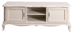 4251549358374 - Landhausstil Sideboard mit 2 TÃ¼ren Antik Hellgrau 158 x 48 x H 60 cm - Landhausstil WohnzimmermÃ¶bel