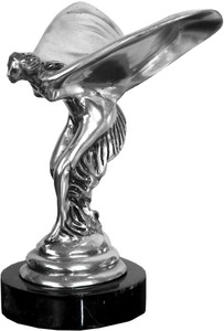 4251549358596 - Luxus Bronze Skulptur Lady with Wings Silber Schwarz 15 x 17 x H 21 cm - Edle Bronzefigur mit Marmorsockel 4251549358596 - Luxus Bronze Skulptur Lady with Wings Silber Schwarz 15 x 17 x H 21 cm - Edle Bronzefigur mit Marmorsockel