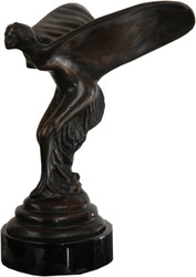 4251549358602 - Luxus Bronze Skulptur Lady with Wings Bronze Schwarz 15 x 17 x H 21 cm - Edle Bronzefigur mit Marmorsockel 4251549358602 - Luxus Bronze Skulptur Lady with Wings Bronze Schwarz 15 x 17 x H 21 cm - Edle Bronzefigur mit Marmorsockel