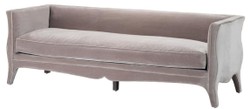 4251549358626 - Wohnzimmer Sofa Grau 225 x 79 x H 75 cm - Luxus Samtsofa