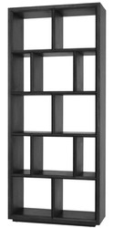 4251549358763 - Luxus Regalschrank   Wohnzimmerschrank Schwarz 100 x 40 x H 230 cm - WohnzimmermÃ¶bel
