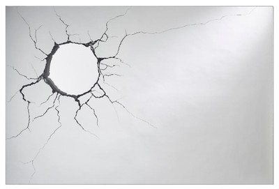 4251549358817 - Luxus Wohnzimmer Wandspiegel 120 x H 80 cm - Designer Spiegel mit Loch