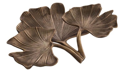 4251549359517 - Designer Serviertablett Vintage Messingfarben 38 x 31 x H 9 cm - Luxus Accessoires