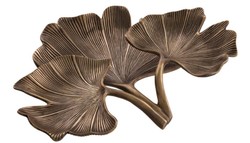 4251549359517 - Designer Serviertablett Vintage Messingfarben 38 x 31 x H 9 cm - Luxus Accessoires