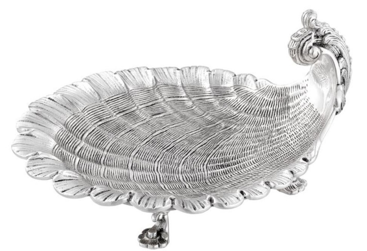 Casa Padrino plateau de service de luxe argent antique 25 x 22,5 x H. 14,5 cm - Qualité de Luxe