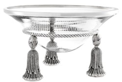 4251549359784 - Luxus SchÃ¼ssel Antik Silber Ã 36 x H 21 cm - Hotel & Restaurant Deko Accessoires