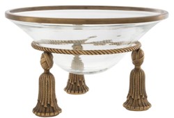 4251549359791 - Luxus SchÃ¼ssel Vintage Messingfarben Ã 36 x H 21 cm - Hotel & Restaurant Deko Accessoires