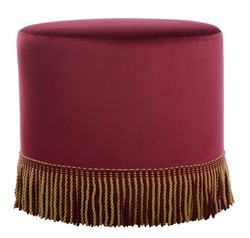 4251549361473 - Luxus Sitzhocker mit Kordeln - Luxus QualitÃ¤t - ALLE FARBEN - Neo Classic Vintage Style Rund Hocker - MÃ¶bel