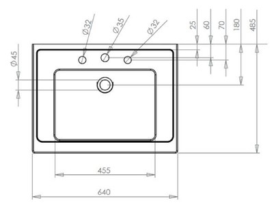 Casa Padrino Lavabo Art Nouveau de Lujo Negro 64 x 48,5 x H. 90 cm - Lavabo de Cer&aacute;mica con Pedestal - Calidad de Lujo – Bild 5